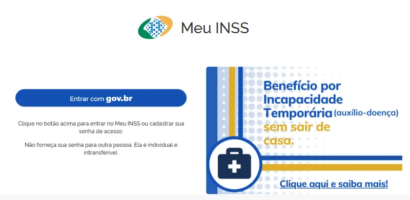 Como acessar o site do Meu INSS