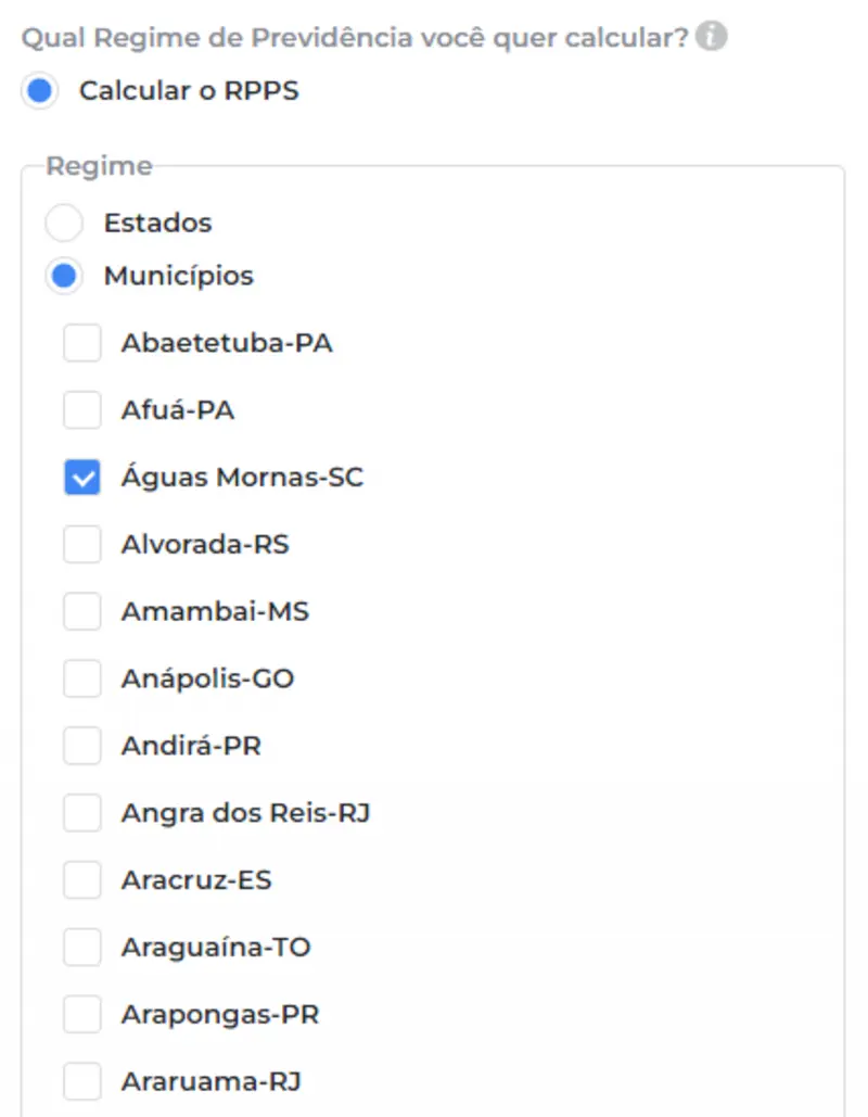 Como fazer o cálculo da aposentadoria do servidor do município de Águas Mornas