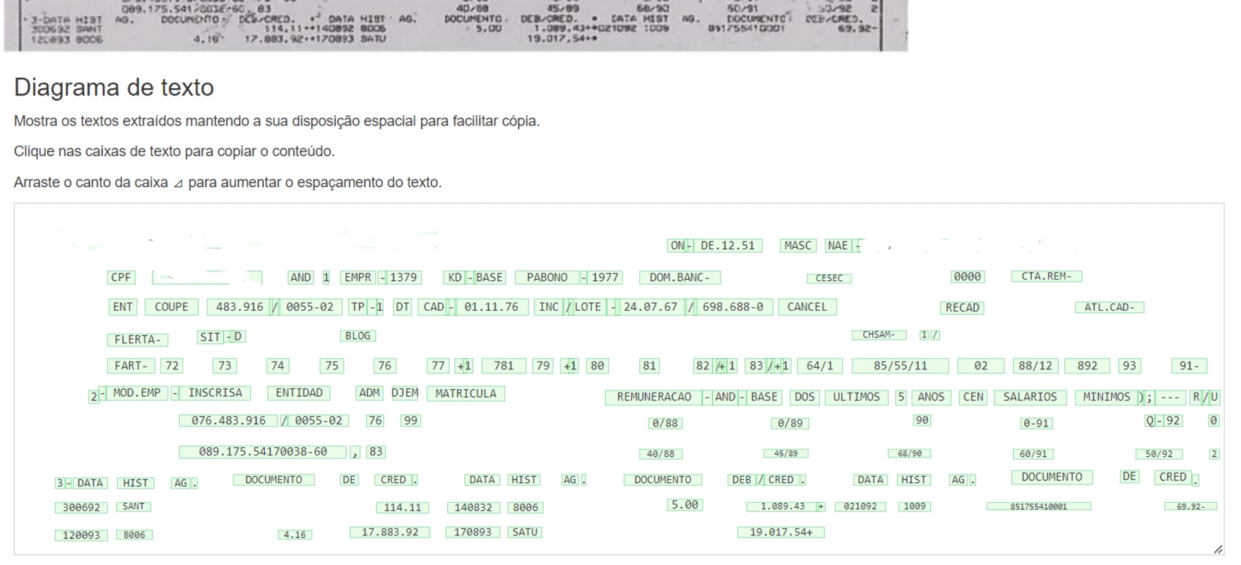 Ferramenta de extração de texto de imagens