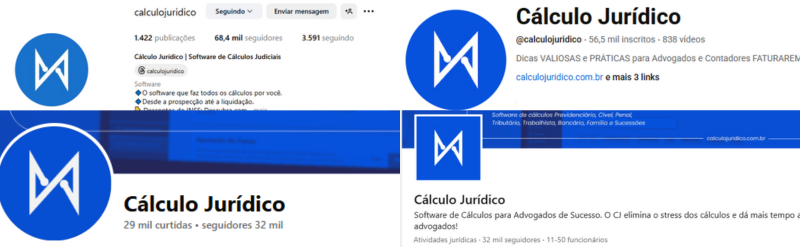 180 mil seguidores nas redes sociais