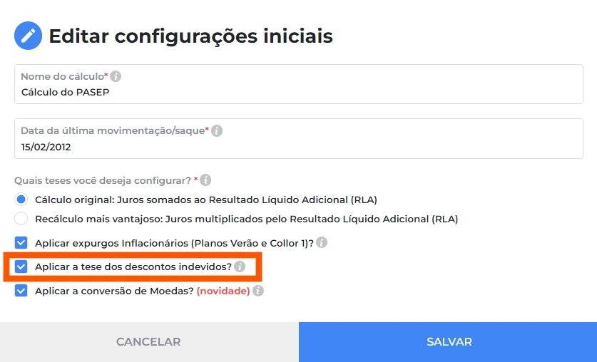 Configuraçoes iniciais