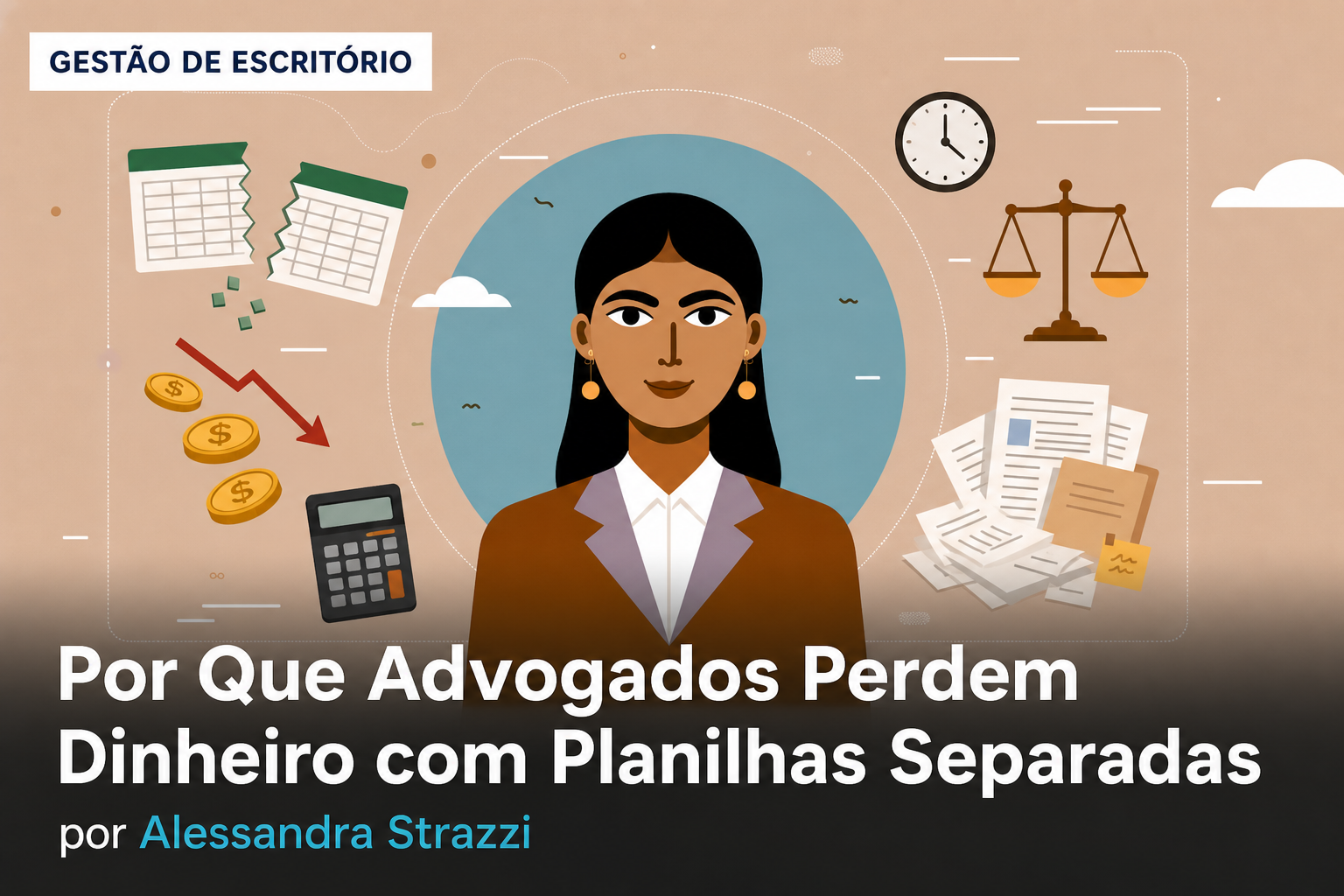 Capa do Artigo Por Que Advogados Perdem Dinheiro com Planilhas Separadas do Cálculo Jurídico para Advogados