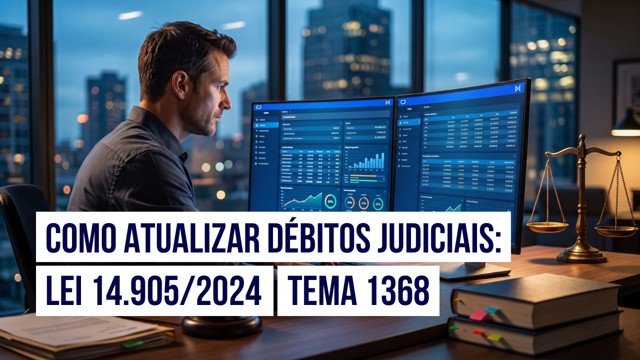 Post Como Atualizar Débitos Judiciais: Guia Sobre a Lei 14.905/2024 e Tema 1368 - Blog do CJ