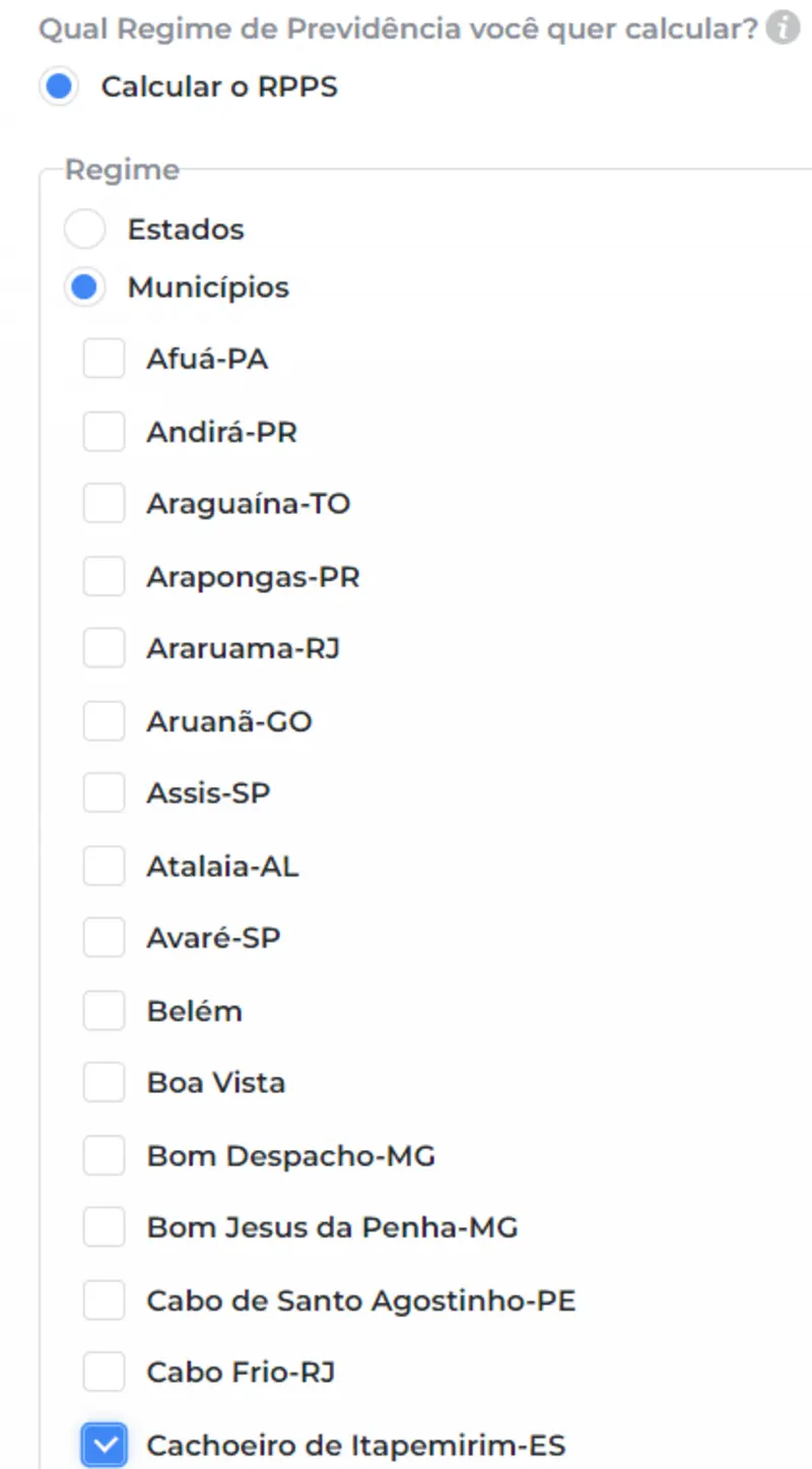 Como fazer o cálculo da aposentadoria do servidor do município de Cachoeiro de Itapemirim