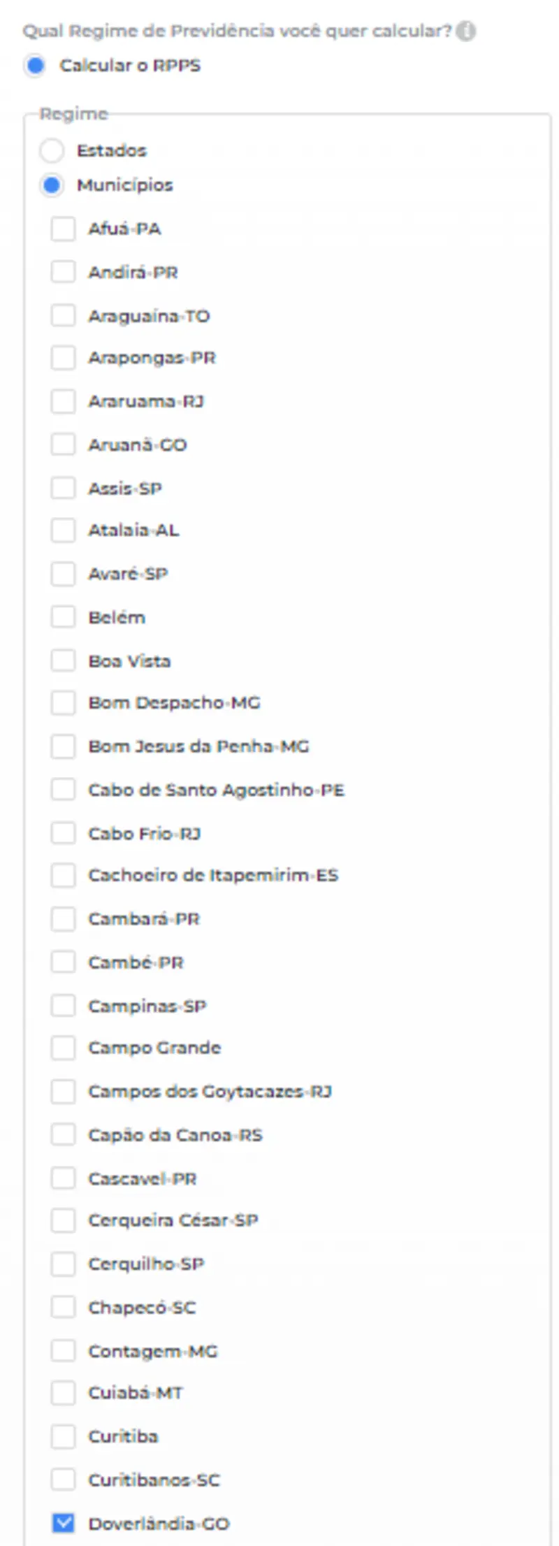 Como fazer o cálculo da aposentadoria do servidor do município de Doverlândia