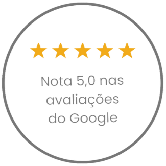 Nota 5 nas avaliações do Google
