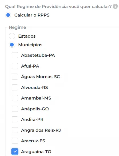 Como fazer o cálculo da aposentadoria do servidor do município de Araguaina